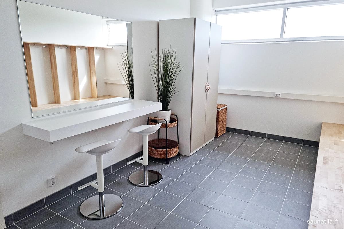 Saunatila Mäkelänrinteen Uintikeskus, Helsinki, kuva 4/7